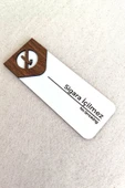 Sigara İçilmez Uyarı Tabelası – MDF Uyarı Levhası | 19x7 cm Çift Katmanlı, Çift Taraflı Bantlı - 3