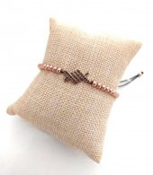 Swarovski Taşlı Bileklik Ayarlanabilir Kadın Rose Gold 9569 - 1