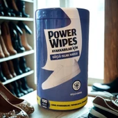 Power Wipes Ayakkabılar İçin Güçlü Islak Havlu 100 Adet - 1