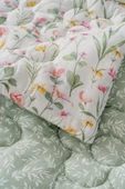 Rivaİstanbul Botanical Çift Kişilik Çift Taraflı Papatyalı Kapitone Yorgan 200x215 cm thumbnail 5