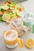 Pinmoo Kaşıklı Kilitli Turuncu Baharatlık- 300 ml. - 1
