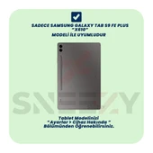Samsung Galaxy Tab S9 Fe Plus X610 12.4 İnç Katlanabilir Kalemlikli Standlı Akıllı Kılıf  Mavi - 3
