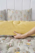 Begonvil Çift Kişilik Çift Taraflı Papatyalı Kapitone Yorgan 200x215 cm - 4