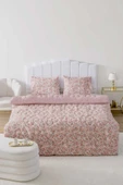 Pembe Bahar Çift Kişilik Çift Taraflı Papatyalı Kapitone Yorgan 200x215 cm - 1