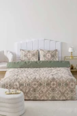 Rivaİstanbul Etnik Saray Çift Kişilik Çift Taraflı Papatyalı Kapitone Yorgan 200x215 cm thumbnail 1