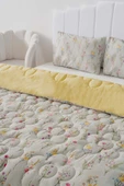 Begonvil Çift Kişilik Çift Taraflı Papatyalı Kapitone Yorgan 200x215 cm - 3
