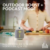 Ultimate Ears WONDERBOOM 4 Taşınabilir Su Geçirmez Bluetooth Hoparlör, Büyük Bas ve 360 Derece Ses - Gri - 3
