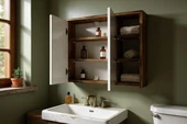 İKİ KAPAKLI BANYO DOLABI - 2