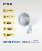 40W Döküm Kasa Beyaz Ray Spot 4000K (Gün Işığı) - Titreşim Yapmaz - 1