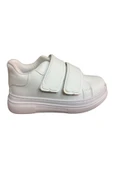 OrtopedikAL 1087 Kız Çocuk BeyazSiyah Cırtlı Sneaker Günlük Spor Ayakkabı thumbnail 1