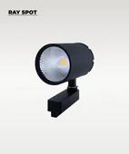 40W Döküm Kasa Siyah Ray Spot 6500K (Beyaz Işık) - Titreşim Yapmaz - 3