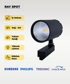 40W Döküm Kasa Siyah Ray Spot 3200K (Sarı Işık) - Titreşim Yapmaz - 1