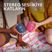Ultimate Ears WONDERBOOM 4 Taşınabilir Su Geçirmez Bluetooth Hoparlör, Büyük Bas ve 360 Derece Ses - Pembe thumbnail 7