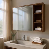 İKİ KAPAKLI BANYO DOLABI - 3