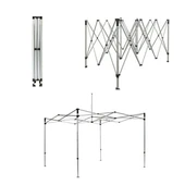 YekOutdoor 3x3 Otomatik Gazebo | Çardak | Gölgelik | Bahçe Kamelyası – Asorti Renk - 5