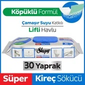 KİREÇ SÖKÜCÜ ÇAMAŞIR SUYU KATKILI YÜZEY TEMİZLİK HAVLUSU 30 YAPRAK SLEEPY - 1