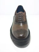 Tetri 0029 Model Hakiki Deri El Yapımı Erkek Kahve Casual Ayakkabı - 3