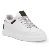 Forelli ZET 39504-G Comfort Beyaz-Haki Erkek Ayakkabı - 1