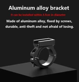 Schulzz 700 Lümen 3xT6 Led USB ile Şarj Edilebilir Bisiklet Farı - 4