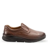 Forelli FOR-HALLUKS 45109-G Kahve Erkek Günlük Deri Comfort Ayakkabı - 2