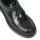 Tetri 484 Romeo Hakiki Deri El Yapımı Erkek Siyah Casual Ayakkabı thumbnail 4