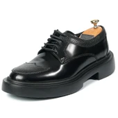 Tetri 484 Romeo Hakiki Deri El Yapımı Erkek Siyah Casual Ayakkabı thumbnail 1