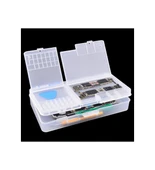 Şeffaf Plastik Saklama Kabı Vida Tutucu Organizatör - 1