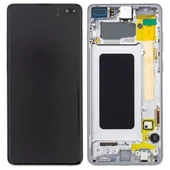 Samsung S10 Plus sm-g975F OLED Lcd Dokunmatik Ekran Beyaz - 1