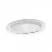 Oval Yağmur Melamin Servis Beyaz 51X36 cm - 1