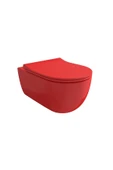 V-tondo Asma Klozet Parlak Kırmızı Kapak Dahil 1416-019-0128 - 1