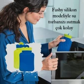 Fashy 6415-50 Silikon Cep Model Sıcak Su Torbası - Mavi - 6