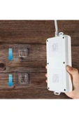 Mucit Home 2'li Set Geçmeli Klips Eşya Sabitleme Askısı Tablo Ayna Resim Sabitleme Aparatı - 3