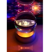 Mucit Home Gezegen Cam Küre Işıklı 3d Led Işık Dekoratif Hediyelik - 1