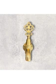 İSAOĞLU YAPI Antik Gold Osmanlı Kurna Musluğu Eskitme Hamam Musluğu Altın Hamam Musluğu - 3