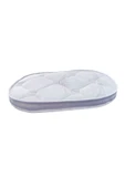 Brzn Yatak BRZN 40x80x12 bambu kumaş oval beşik yatagı - 1
