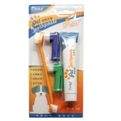Mucit Home  Yenilebilir Kedi Köpek  Diş Macunu Seti  Dental Kit Ağız ve Diş Sağlık Seti - 2