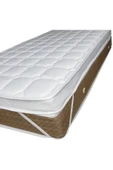 Brzn Yatak BRZN 160x200x8  havlu kumaş 4 köşe lastikli yatak pedi - 1
