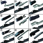 Velonova  Honda Civic Hatchback 2006-2011 2'li Ön Cam Sileceği Sağ Sol Silecek Takımı Aparatlı Silecek thumbnail 6