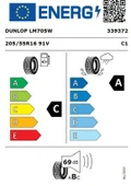 Dunlop 205/55 R16 TL 91V SP SPORT LM705 Yaz Lastiği (Üretim Tarihi:2025) thumbnail 2