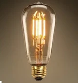 ELİTLED ST64 RUSTİK E 27 DUY 4 WATT LED AMPUL DİM EDİLİR. - 2