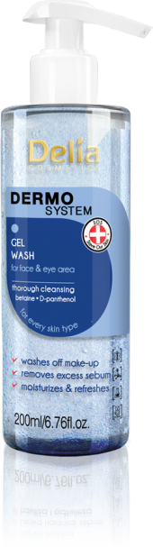 Delia Cosmetics Dermo System Gel Wash 200 ml - 1