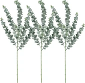 YAPAY ÇİÇEKÇİNİZ 85 cm 3’lü Yapay Okaliptus Demeti – Gerçek Dokulu ve Doğal Görünümlü thumbnail 1