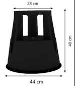 Kaydırmaz Tabure Siyah thumbnail 4