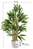 Taş Detaylı Saksıda 60 Cm Yapay Bambu Ağacı thumbnail 1