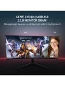 WQ34 34'' 1ms 180Hz Curved 2k Uwqhd 3440*1440 Gaming Monitör - 5