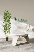 YAPAY ÇİÇEKÇİNİZ Yapay Yoğun Yapraklı Dekoratif Bambu Ağacı 3 Gövde 150cm - 2