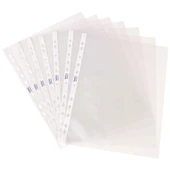 100 Adet Poşet dosya şeffaf A4 plastik ofis organize düzenleme kırtasiye arşiv iş büro düzeni belge evrak okul, ev, ticari - 2