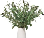 YAPAY ÇİÇEKÇİNİZ Yapay Zeytin Dalı Dekoratif 95 cm 6 Zeytinli thumbnail 5