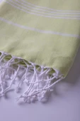 Organik Sertifikalı %100 Pamuklu Çizgili Sultan Peştamal / Plaj, Hamam, Sauna, Spa, Havuz Havlusu - 3