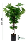 Çim Detaylı Saksıda 110 Cm Yapay Çınar Ağacı - 6